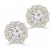2.05 Ct Ladies Round Cut Diamond Stud Earring In 14 kt Yellow Gold